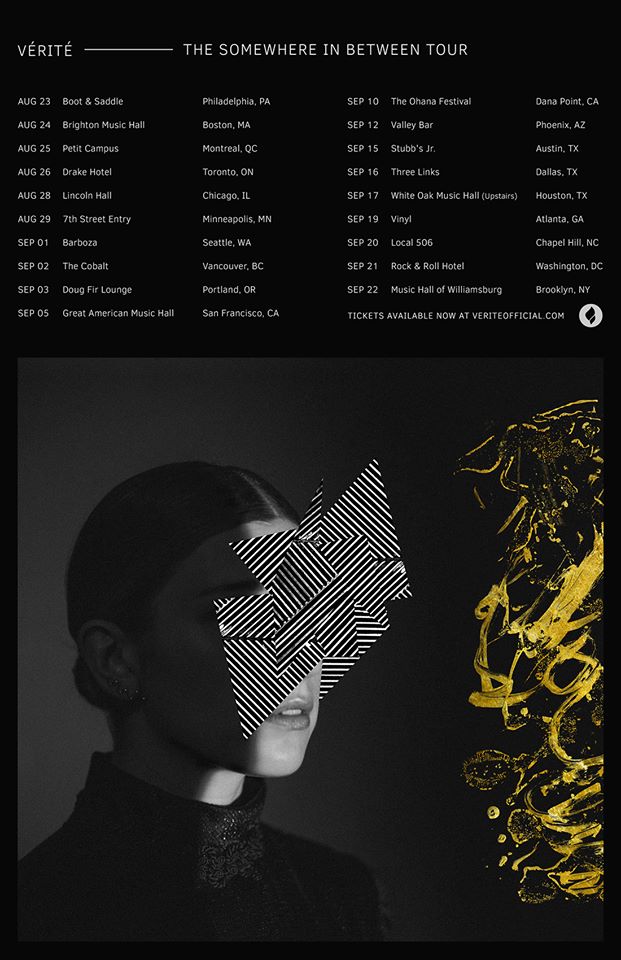 VERITE fall 2017 headline tour poster