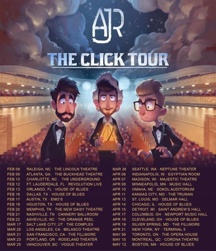 AJR - The Click Tour Admat